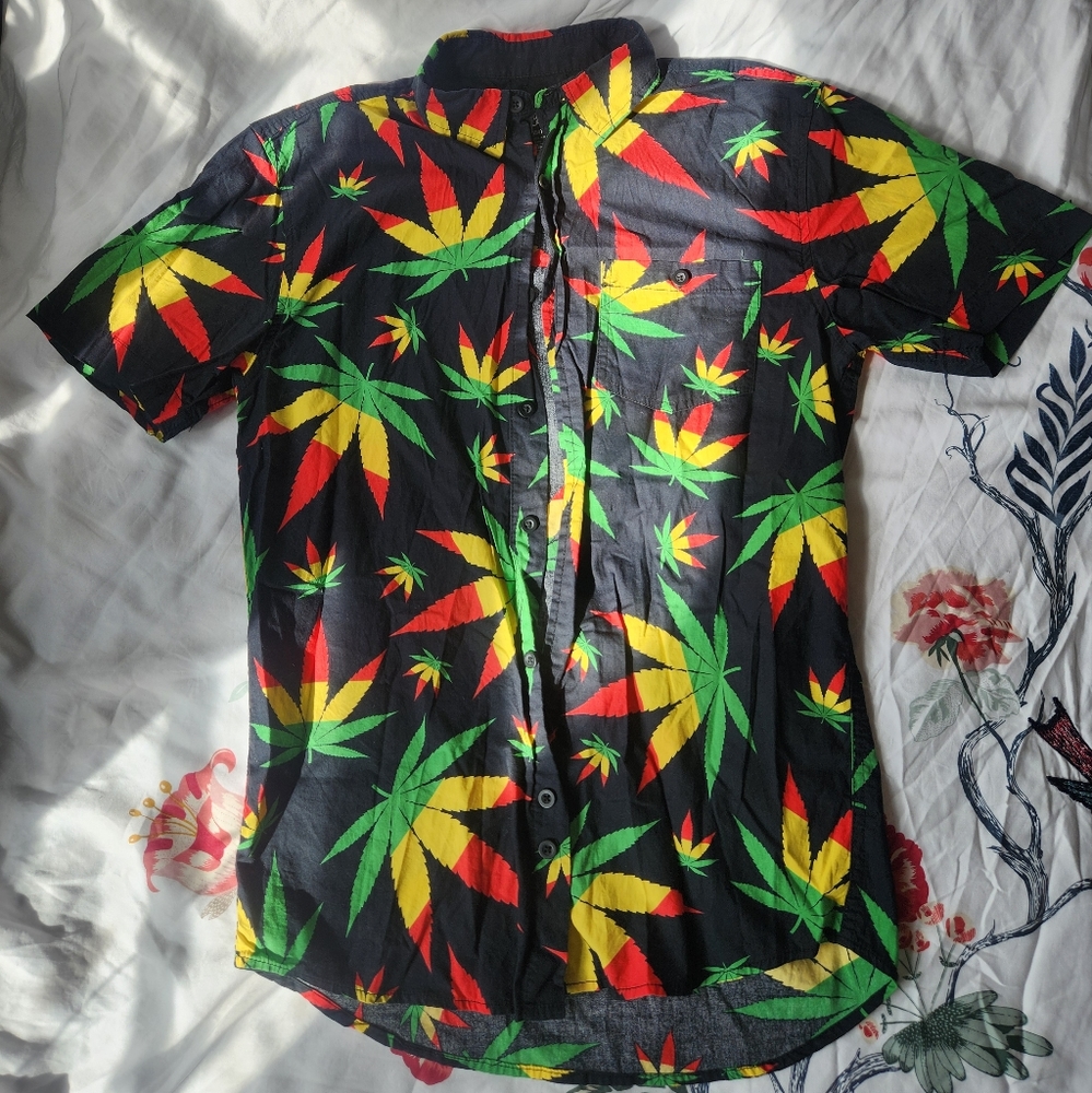 Spencers "MaryJ" button-down short-sleeved